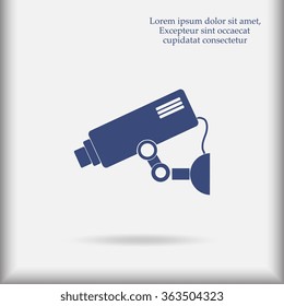 Camcorder icon, vector illustration