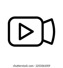 Camcorder Icon Vector Symbol Design Illustration