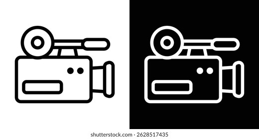 Camcorder icon vector for web, computer and mobile apps