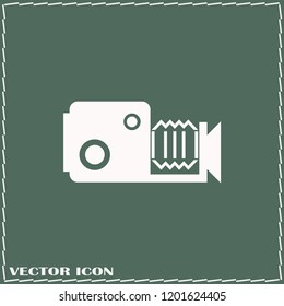Camcorder icon, vector web design