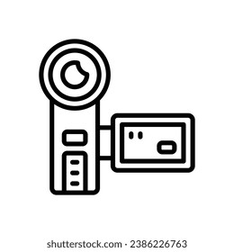 Camcorder Linie Symbol. Vektorsymbol für Ihre Website, Ihr Handy, Ihre Präsentation und Ihr Logo-Design.