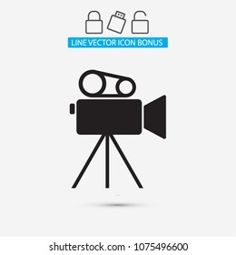 Camcorder Vector icon