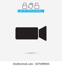 Camcorder Vector icon