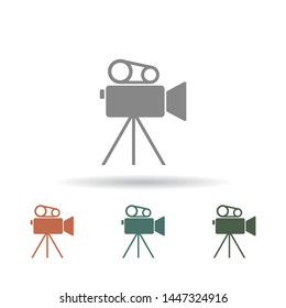 Camcorder Vector icon . Lorem Ipsum Illustration design