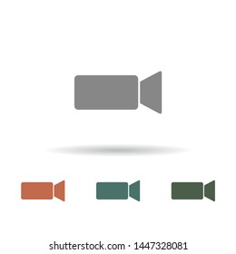 Camcorder Vector icon . Lorem Ipsum Illustration design
