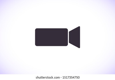 Camcorder Vector icon . Lorem Ipsum Illustration design