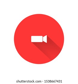 Camcorder Vector icon . Lorem Ipsum Illustration design