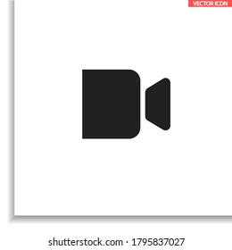 Icono de vector del camascopio, lorem ipsum Diseño plano