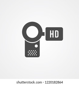 Camcorder Vector Icon Sign Symbol