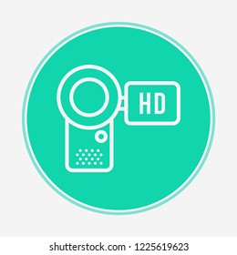 Camcorder vector icon sign symbol