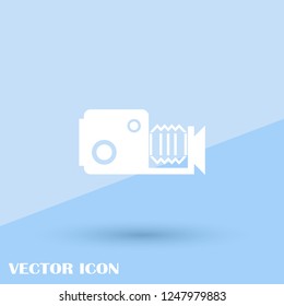Camcorder vector icon sign symbol
