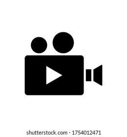 Camcorder, Videorekorder, Symbol, Vektorgrafik-Vorlage
