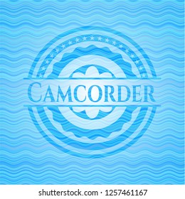 Camcorder water style badge.