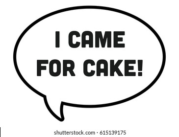 I came for Cake Party props for marriage, bachelor party, house party, food event. vector illustration.