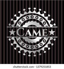 Came silver badge