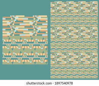 
Camel AbstArt geometric patterns mix of lines and forms