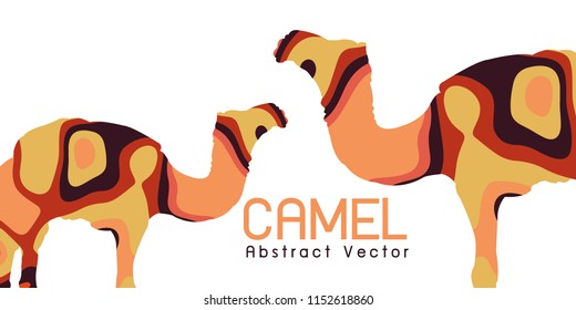 camel Abstract illustration vector 