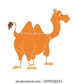 Camel animal illustration. Vector image