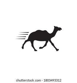 Plantilla vectorial de diseño de logotipo de animales de camello