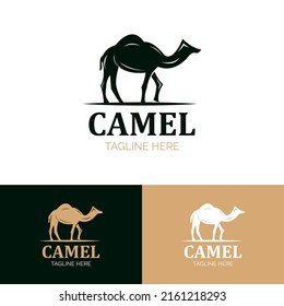 Vector de diseño de logotipo de animales de camello