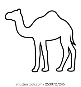 Esquema de animal de camello. Imagen de Vector