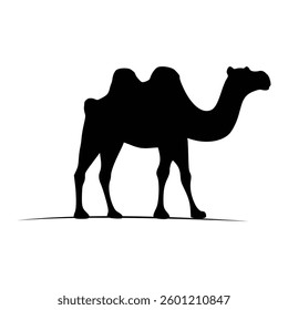 camel animal silhouette vector design illustration