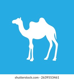 Camel animal silhouette. Vector image