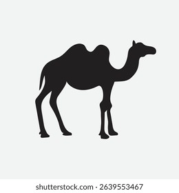Camel animal silhouette. Vector image