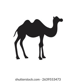 Camel animal silhouette. Vector image