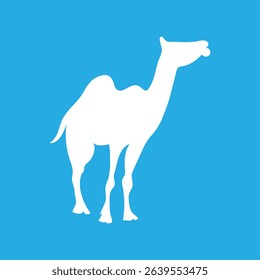 Camel animal silhouette. Vector image