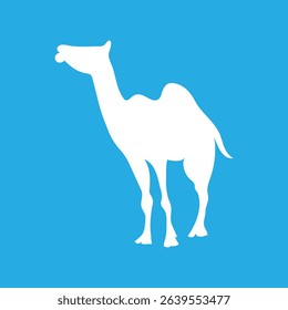 Camel animal silhouette. Vector image