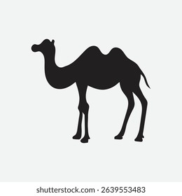 Camel animal silhouette. Vector image