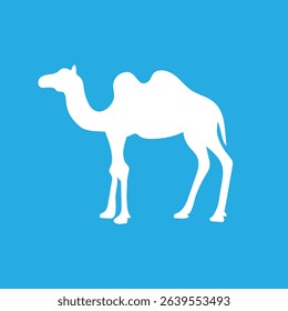 Camel animal silhouette. Vector image