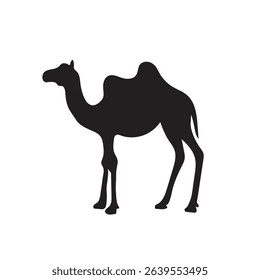 Camel animal silhouette. Vector image
