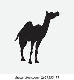 Camel animal silhouette. Vector image