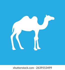Camel animal silhouette. Vector image