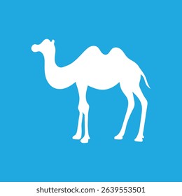 Camel animal silhouette. Vector image