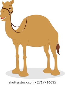 ilustração de vetor pronto camel animation