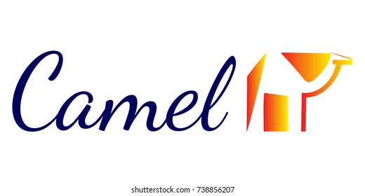 Camel arabian logo vector art design for your web site, Mobile App Icon and site logo. And for business cards