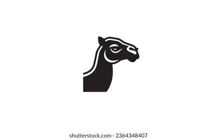 Camel  black Logo Monoline Classic white background