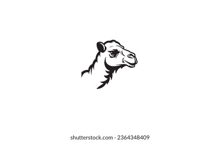 Camel  black Logo Monoline Classic white background
