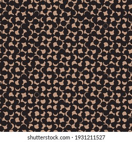 Camel, black monochrome  fashion pattern geometric border seamless digital print pattern design in vector 