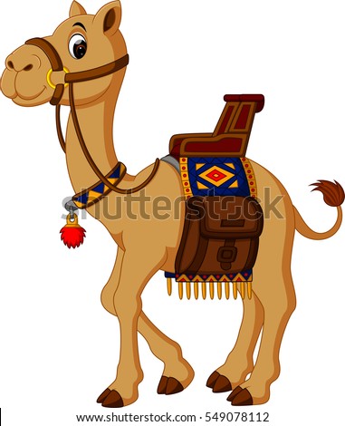 Similar – Image, Stock Photo Standing camels on desert terrain in daylight