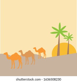 Camel Clipart.  EPS 10 Vector illustration.