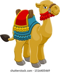 A camel cute animal cartoon character illustration