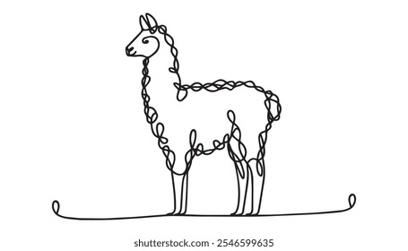 A camel cute animal cartoon character illustration