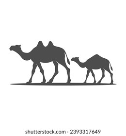 Camel desain logo icon illuatration