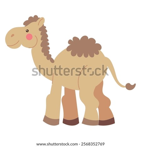 camel desert animal icon isolated