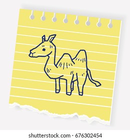 camel doodle