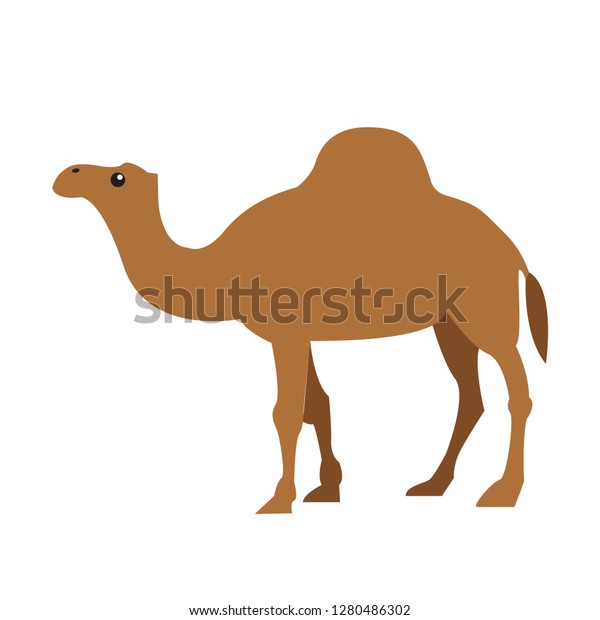 Camel Dromedary Emoji Vector Stock Vector (Royalty Free) 1280486302